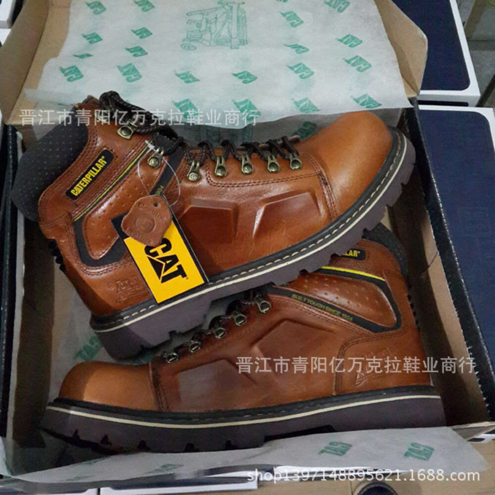 Trendy Brand Quality Men S Leather With Cowhide Steel Head Anti Smashing And Plush Workwear Martin Boots Large Labor Protection Shoes Ddmysaturn