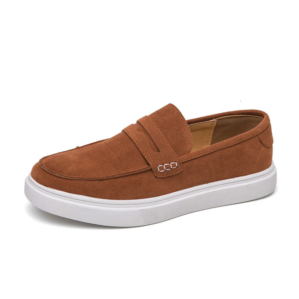 Large Sized New Suede Fashion Runway Sets Leather For Men S Personalized Business And Leisure Board Shoes Ddmysaturn