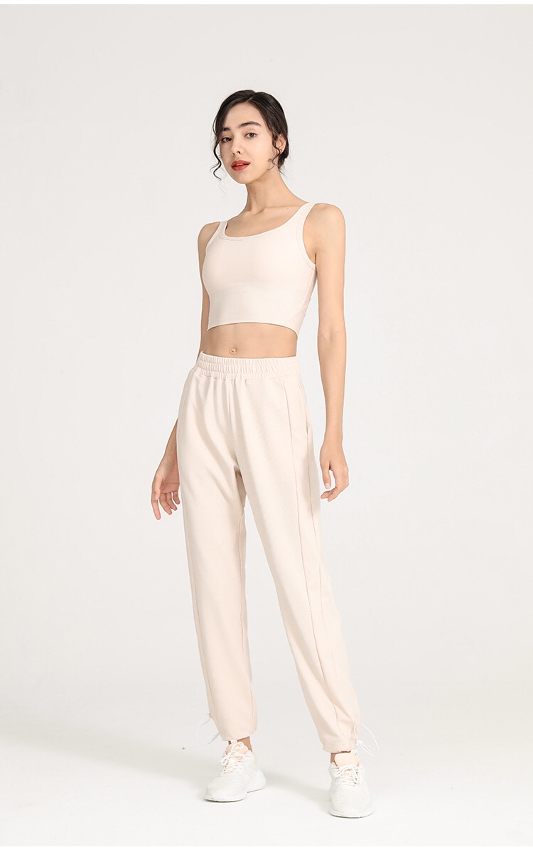 Naked Fabric Professional Training Yoga Fiess Sports Underwear Shock-Proof Gathering Summer Bra Beauty Back Vest High Elasticity Fixed Chest For Women