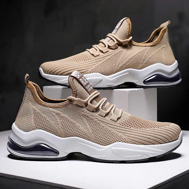 Men's breathable soft soled comfortable casual running mesh shoes