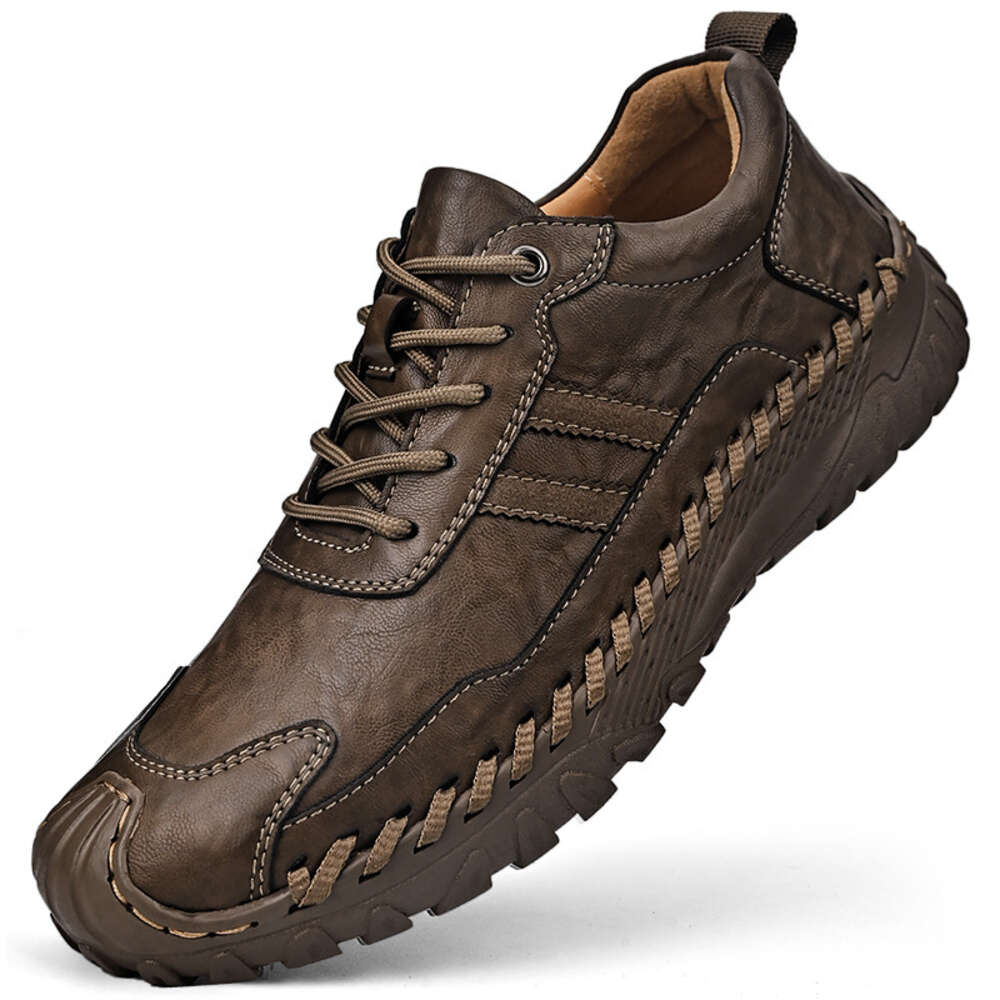 High End Italian Leather Men S Removed From The Cabinet Soft Soles Wear Resistant Outdoor Casual Oversized Dad Shoes Ddmysaturn