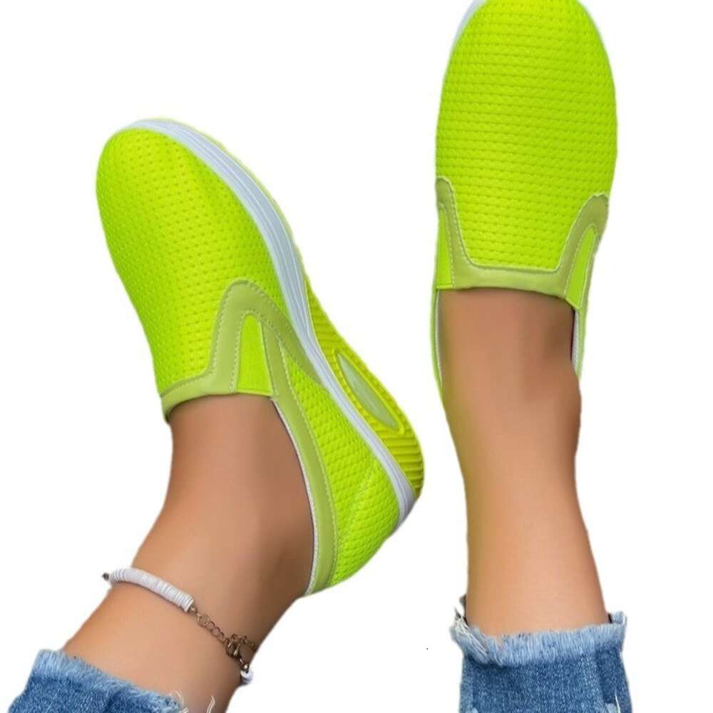 Summer Temu Large New Women S Fashion Flourishing Green Sports Casual Single Shoes Ddmysaturn