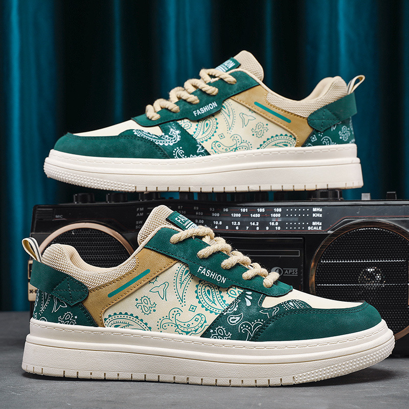 Men Fashion Sports Low Top Sneaker Shoe Leather Casual Outdoor Shoes dh5367242