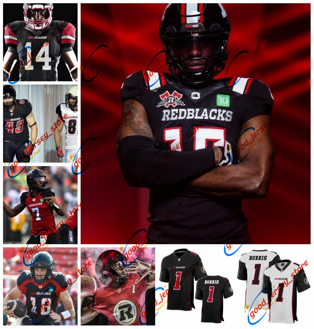 Custom Ottawa Redblacks Jersey - Choose Player: Stewart, Jackson, Tucker, Bitkowski, Coode, Racine, Simpson, Organ, Golab 2024 newest