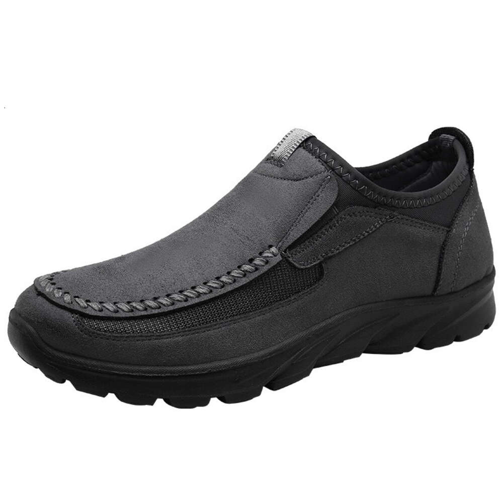 PU Leather Casual Breathable Loafers New Male Comfortable Flat Footwear Sneakers Men Shoes Walking Ddmysaturn