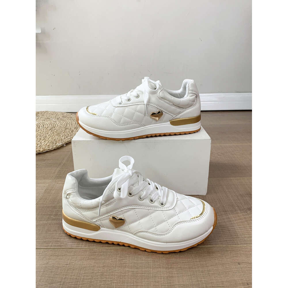 Single Large Size Shoe Women S Round Toe Flat Bottomed Glossy Patchwork Sports And Casual Shoes Sneakers Ddmysaturn