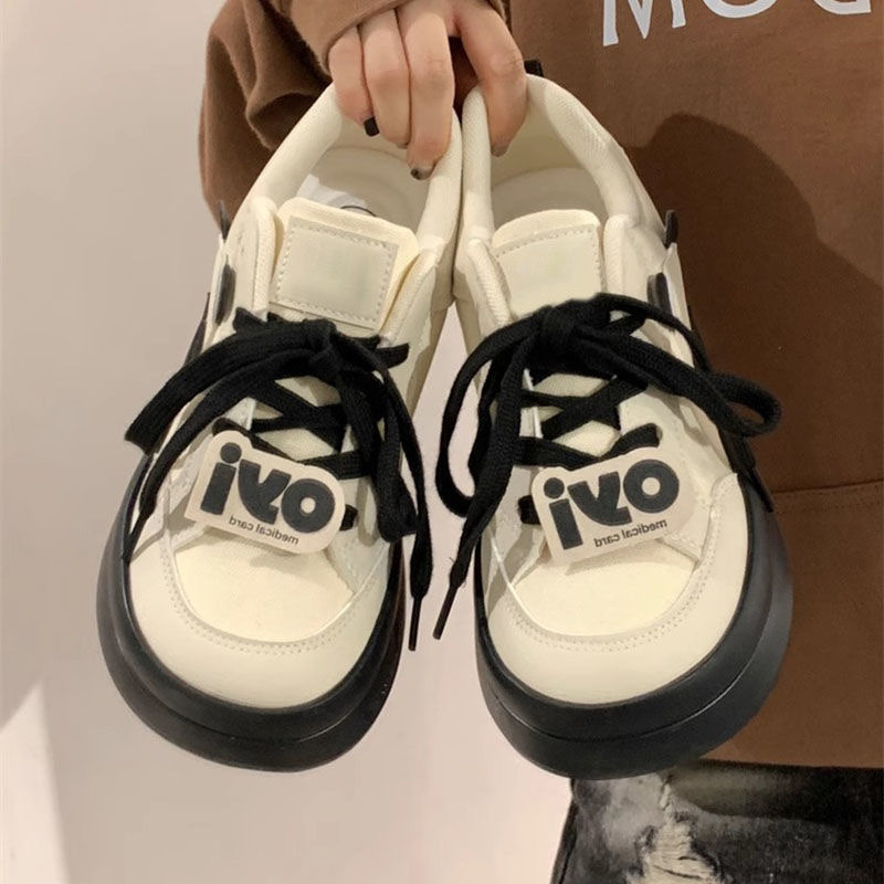 White Ddmysports Balck Sneaker Women Casual Panda New Fashion Versatile Shoes Outdoor
