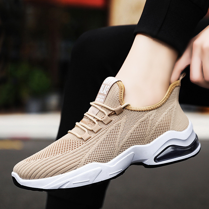 Men's breathable soft soled comfortable casual running mesh shoes