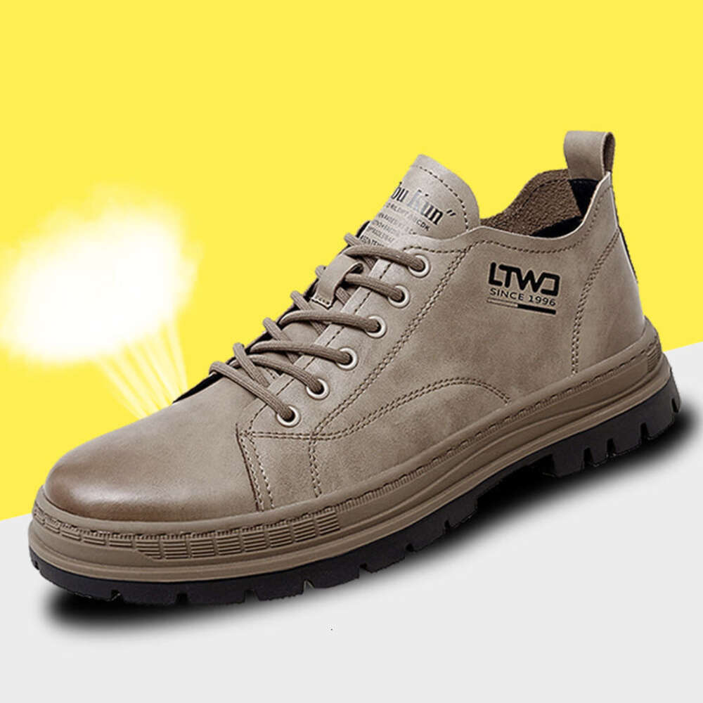 Men Men S Shoes Short British Business Trend Thick Bottomed Work Clothes Fashion Ins European Casual Style Formal Attire Ddmysaturn