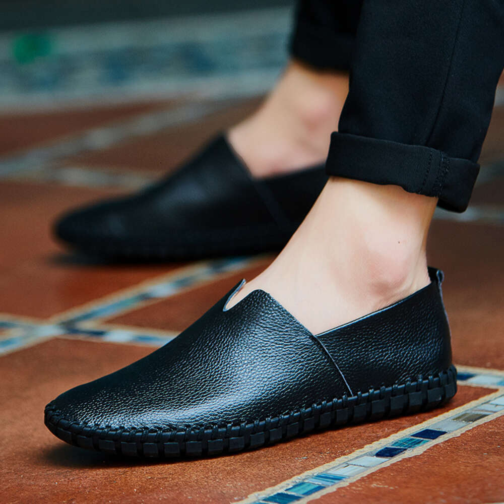 Summer Spring And Large Size English Hot Selling Lazy Men S Leather Shoes Ddmysaturn