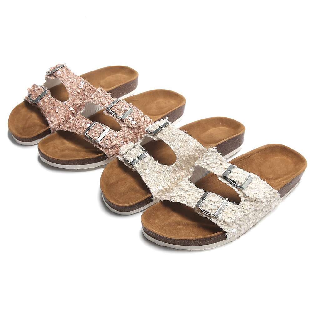 Summer Large Size New Women S Fashion Fragmented Flower Boken Slippers Ddmysaturn