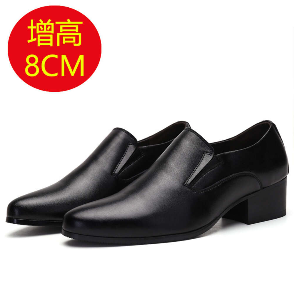 Pointed New CM With Genuine Trendy Increase Men S High Heel Cm Leather Shoes Ddmysaturn