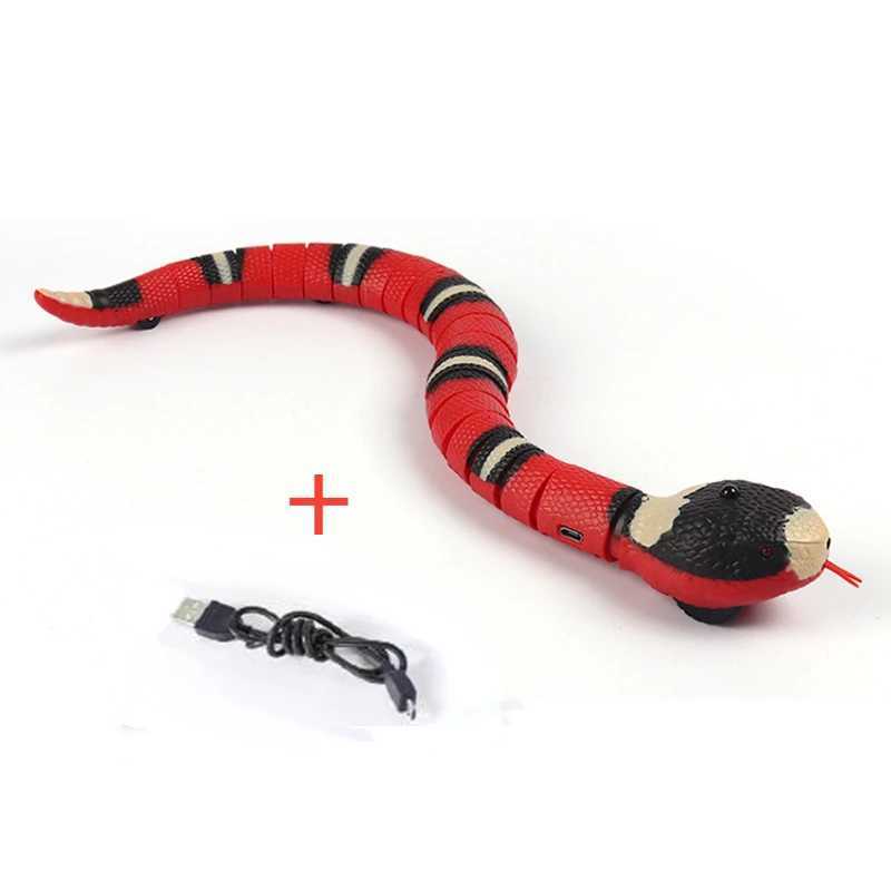 Toys Intelligent Sensing Snake Interactive Automatic USB Charging Cat Accessories Pet Dog Game Toy 246194