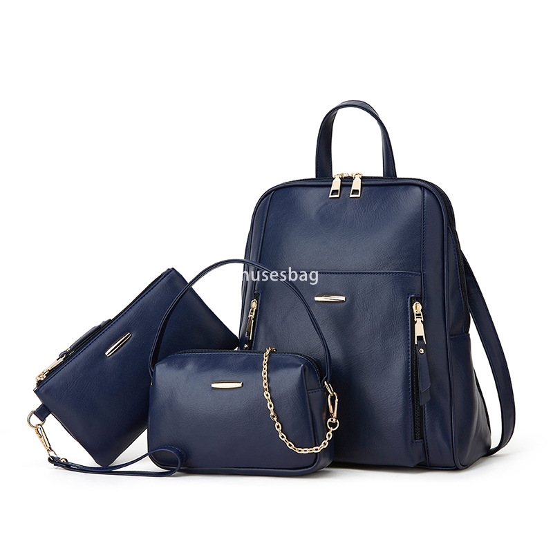 Designer Women High Quality Fashionable Minimalist Japanese and Korean Multi functional Tote Bag Large Capacity Lightweight Three Piece Set Backpack 3