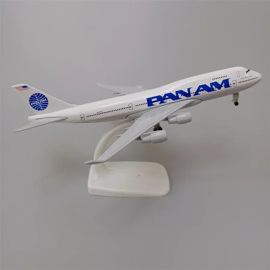 20cm Alloy Metal USA Air Pan American World Airways PAN AM Boeing 747 B747 Diecast Airplane Model Plane Southwest KLM Aircraft 240618