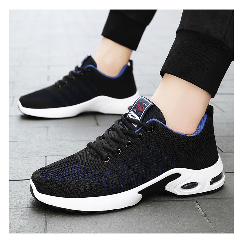 Men New Ddmysports Fashion Trend Casual Style Shoes Mesh Breathable Comfortable Sneakers Running Walking Blue Free Shipping Outdoor