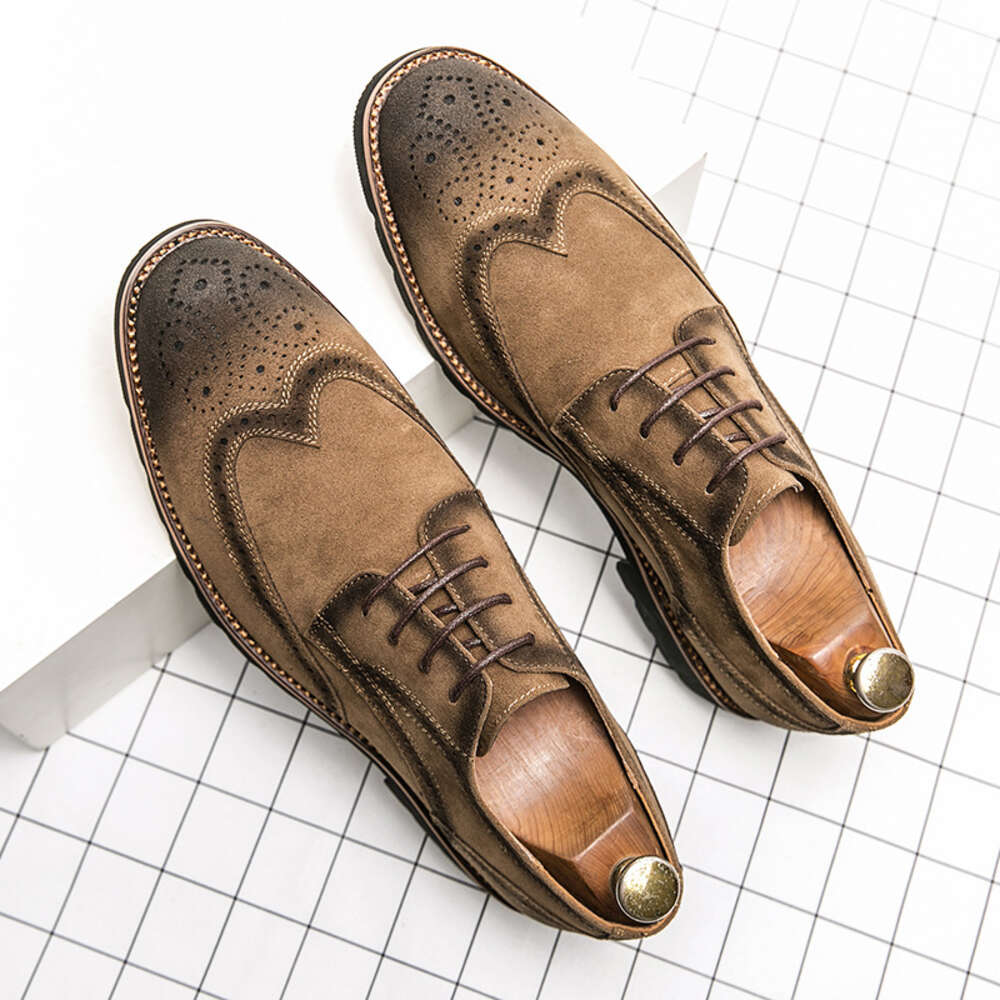 Autumn Spring And New Business Leisure Fashion Trendy Large Youth Leather Shoes For Men Ddmysaturn