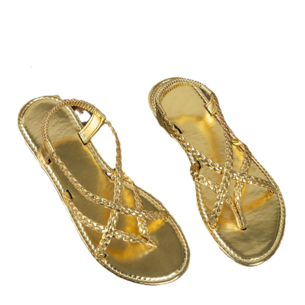 Women Large Spring S Flat Buckle Roman Sandals Ddmysaturn