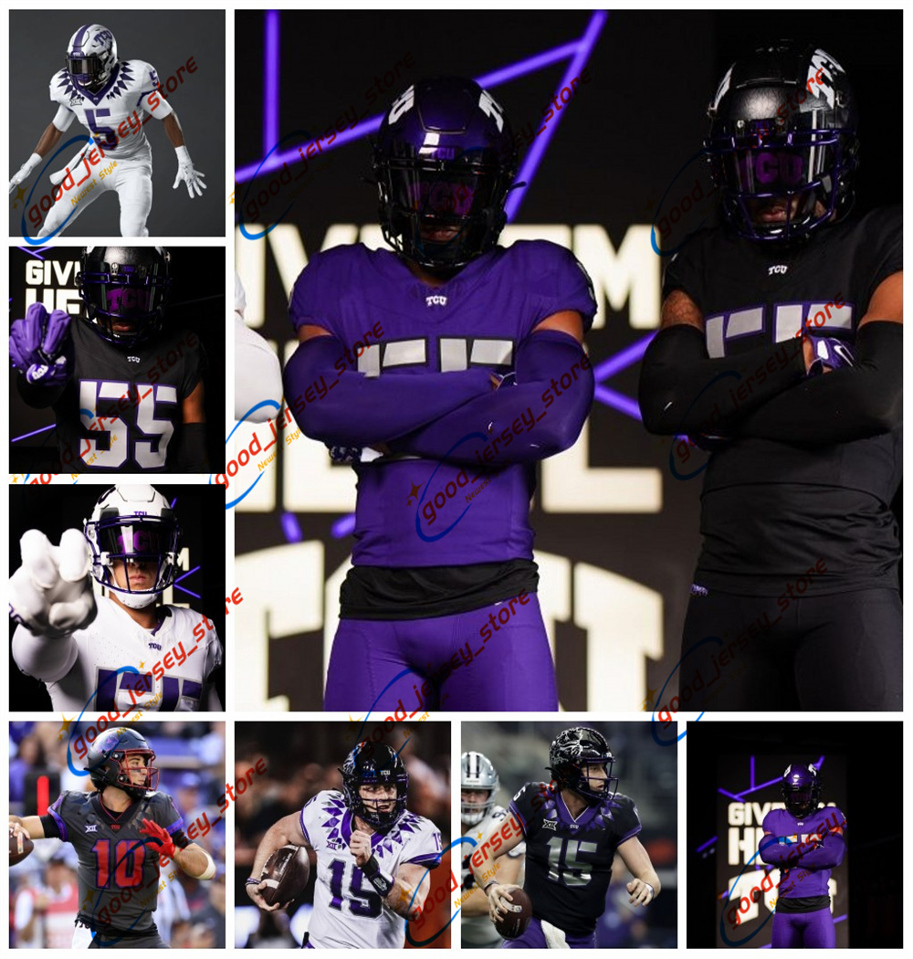 TCU Horned Frogs Football Jersey - Dalton Tomlinson Duggan Miller Hodge Brown 2024 Latest Brown