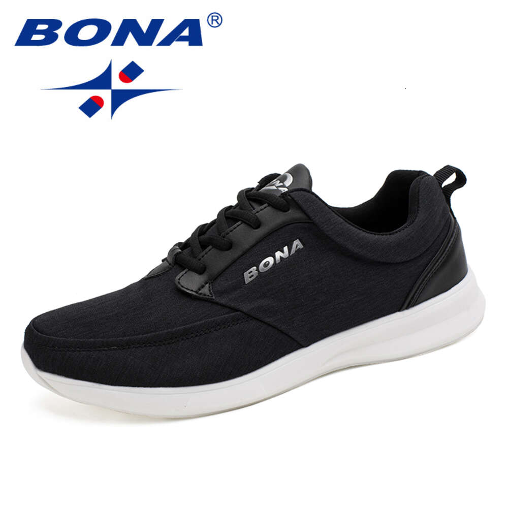 Popular BONA New Classics Style Walking Lace Up Men Outdoor Jogging Shoes Comfortable Sneakers Free Shipping Ddmysaturn