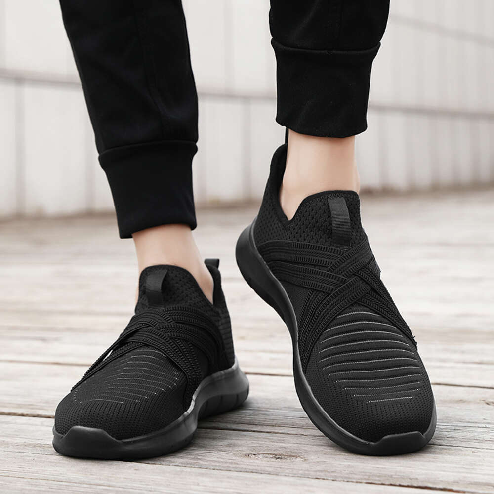 Classic Men Breathable Sneakers For Man Outdoor Light Mesh Slip On Walking Shoes Tenis Zapatillas De Hombre Ddmysaturn