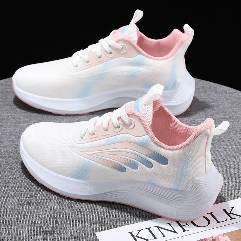 Designer Shoes In Black White New Womens Mesh Casual Sports Comfortable And Breathable Cloth Shoes