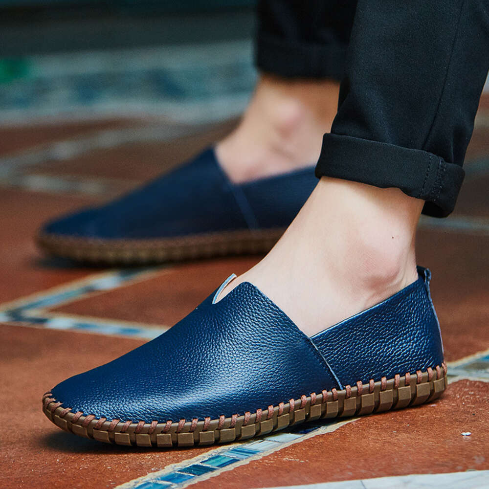 Summer Spring And Large Size English Hot Selling Lazy Men S Leather Shoes Ddmysaturn