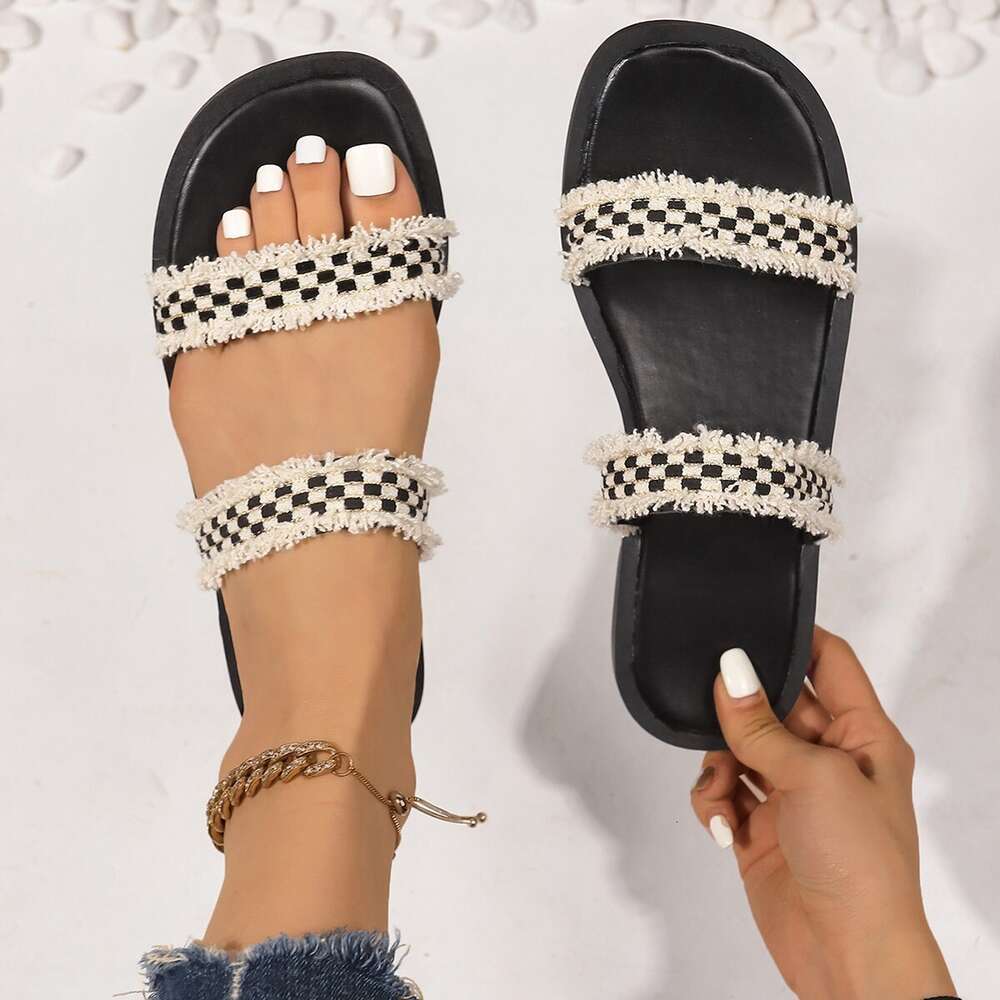 Size Summer Large New For Women Romantic Beach Gentle Small Fragrant Flat Slippers Ddmysaturn