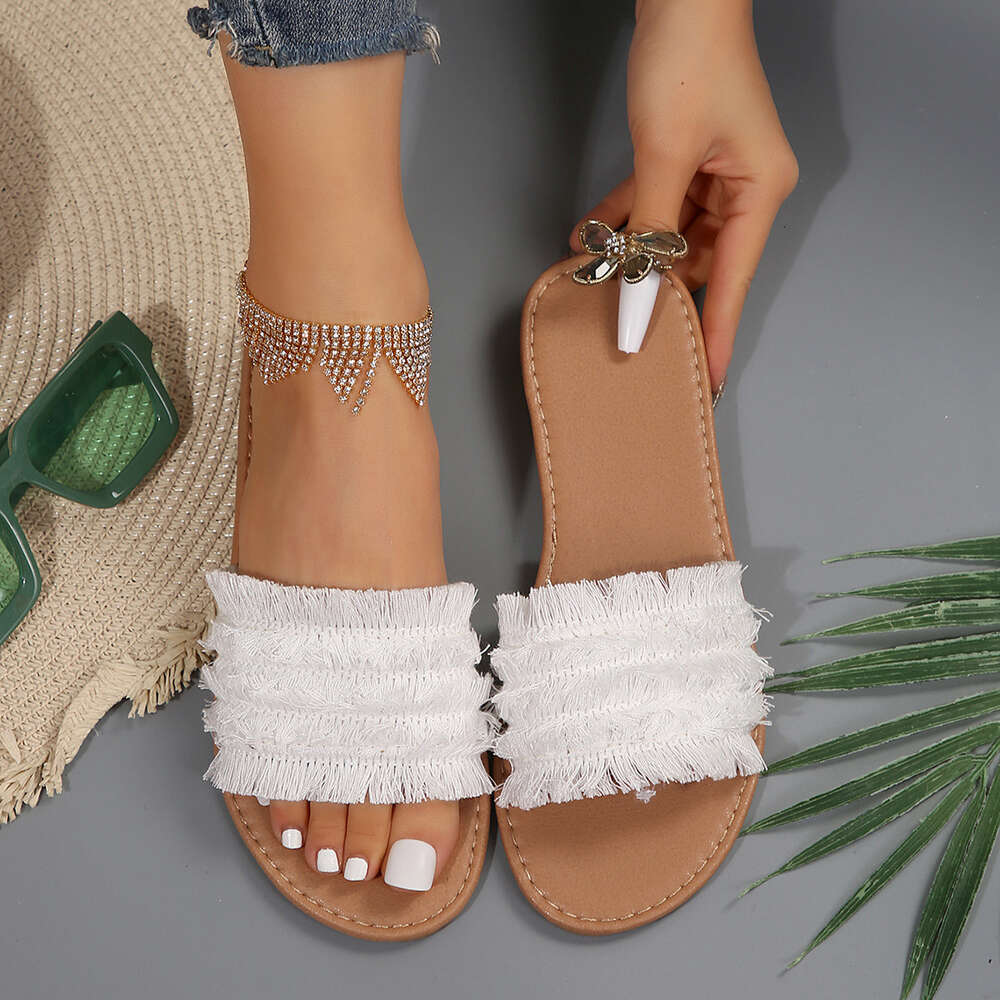 Summer TEMU Large New Women S Fashion Small Fresh Instagram Beach Slippers Ddmysaturn
