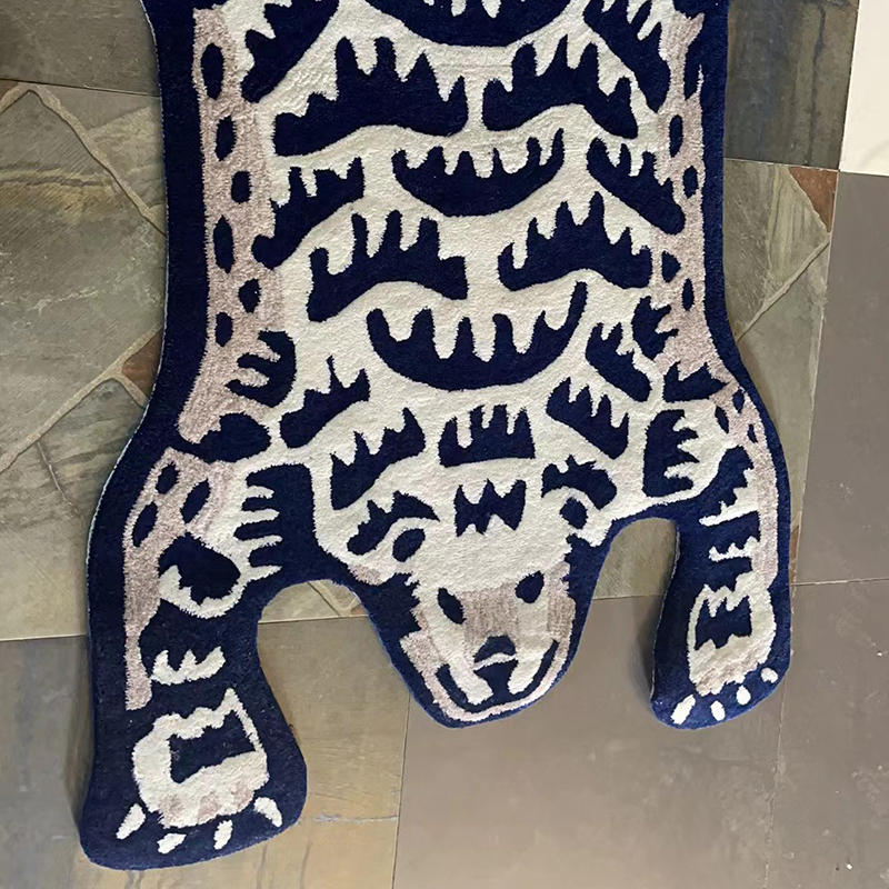 Home Furnishings Artistic Carpet Human Made Classic Polar Bear Shape Rug Parlor Bedroom Playroom Hypebeast Collection Handtufted Trending Floor Mat Su