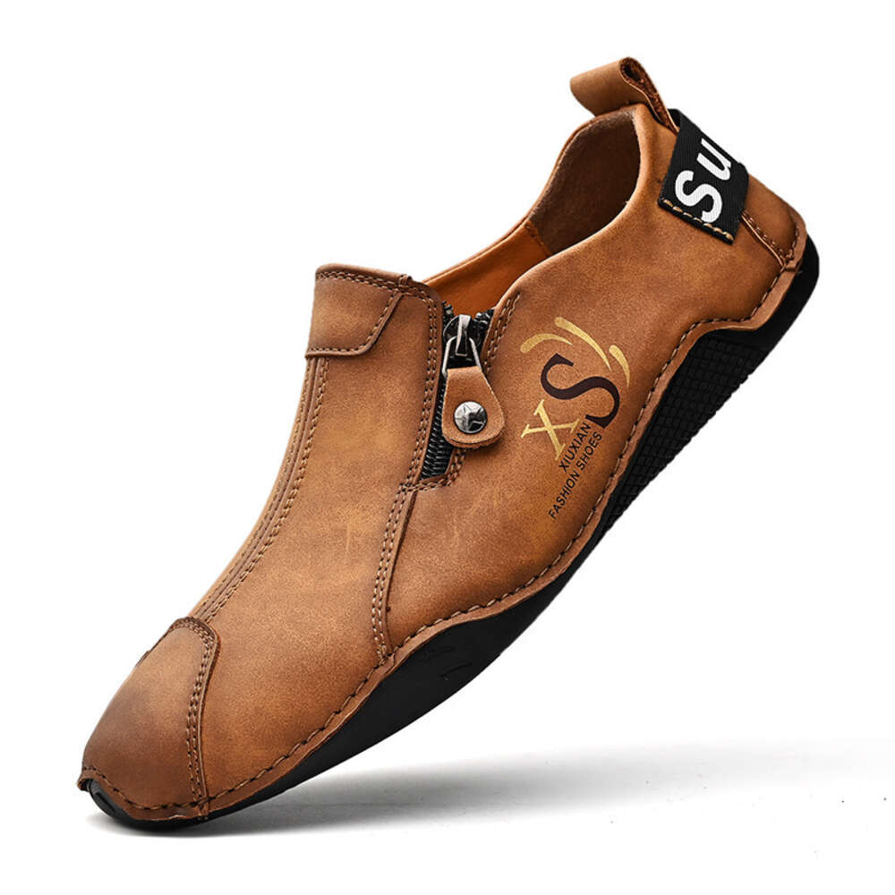 Withdrawal And Italian Leakage Picking Of Real Leather For Men S Casual New Hollow Out Single Shoes Ddmysaturn