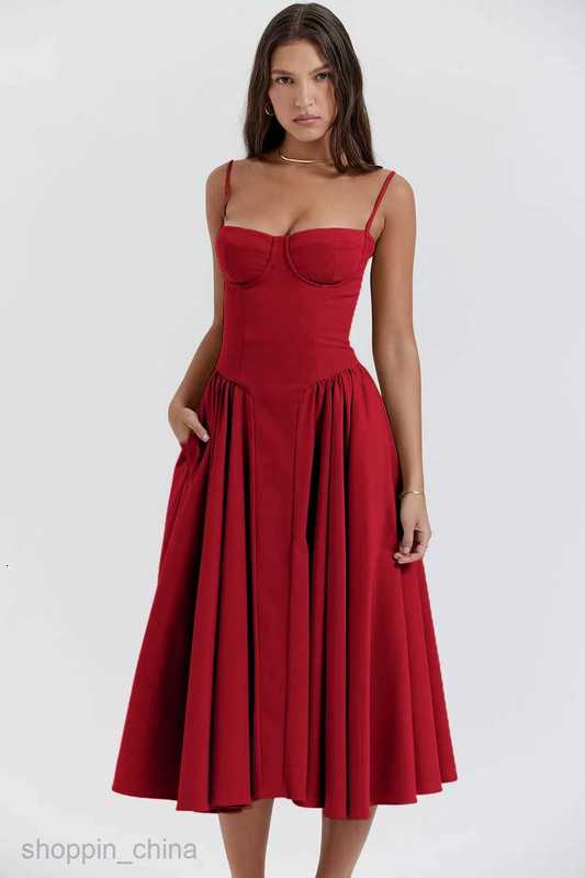 Casual Dresses Summer Elegant Weding Event Dress Sexy Casual Strapless Corset Christmas Evening Party Dresses for Women Backless Vintage Robe