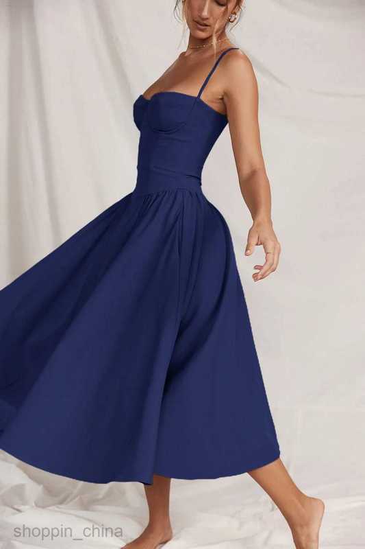 Casual Dresses Summer Elegant Weding Event Dress Sexy Casual Strapless Corset Christmas Evening Party Dresses for Women Backless Vintage Robe