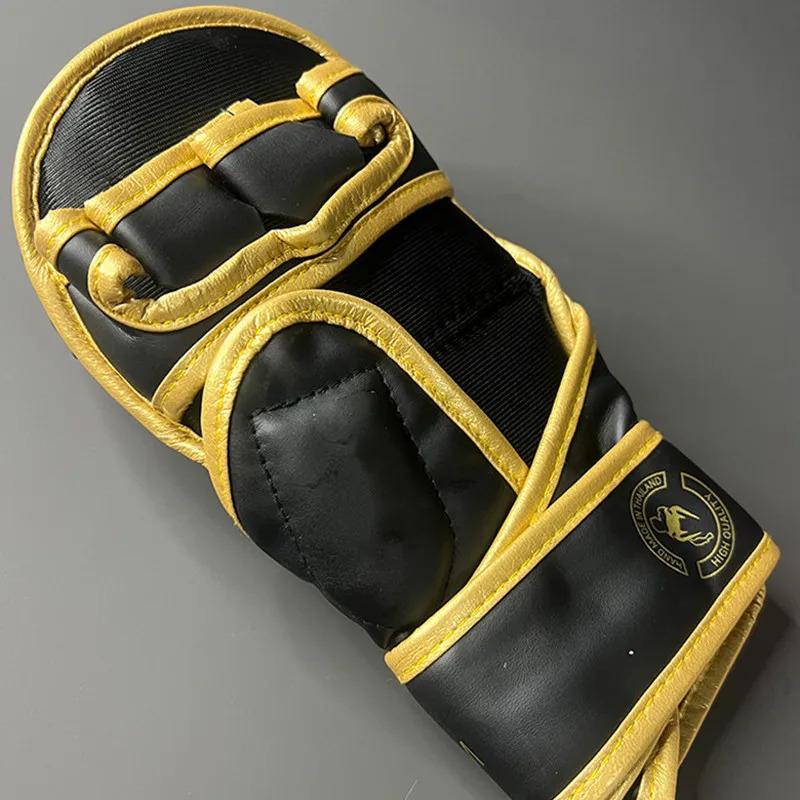 Professional MMA Half-Finger Boxing Gloves Thickened Sanda Muay Thai Fighting Training Gloves Boxing Training Accessories 240619