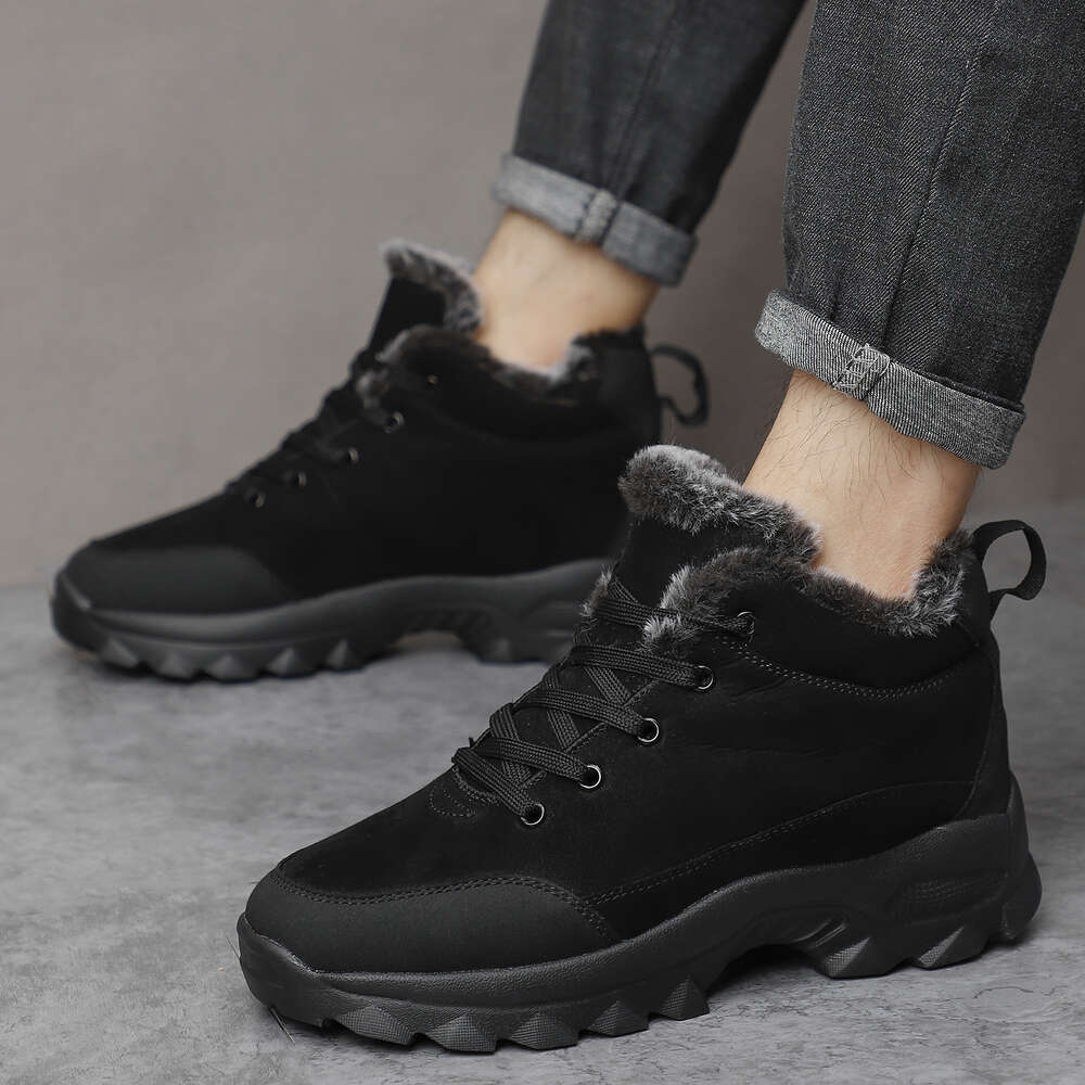Walking Snow Outdoor Light Sneakers For Men Winter Shoes Botines Tenis Mens Hiking Ankle Boots Footwear Ddmysaturn