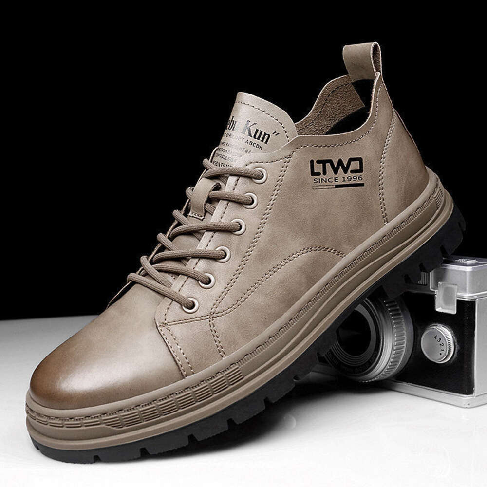 Men Men S Shoes Short British Business Trend Thick Bottomed Work Clothes Fashion Ins European Casual Style Formal Attire Ddmysaturn