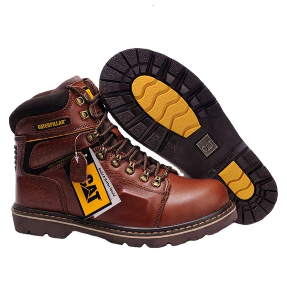Trendy Brand Quality Men S Leather With Cowhide Steel Head Anti Smashing And Plush Workwear Martin Boots Large Labor Protection Shoes Ddmysaturn