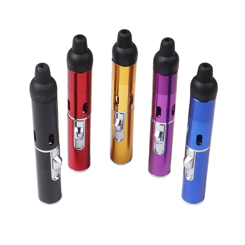 Click N Torch Lighter Smoking Pipes Butane Sneak A Toke Windproof Flame Jet Lighters Dry Herb Tobacco Portable Smoke Device No Gas