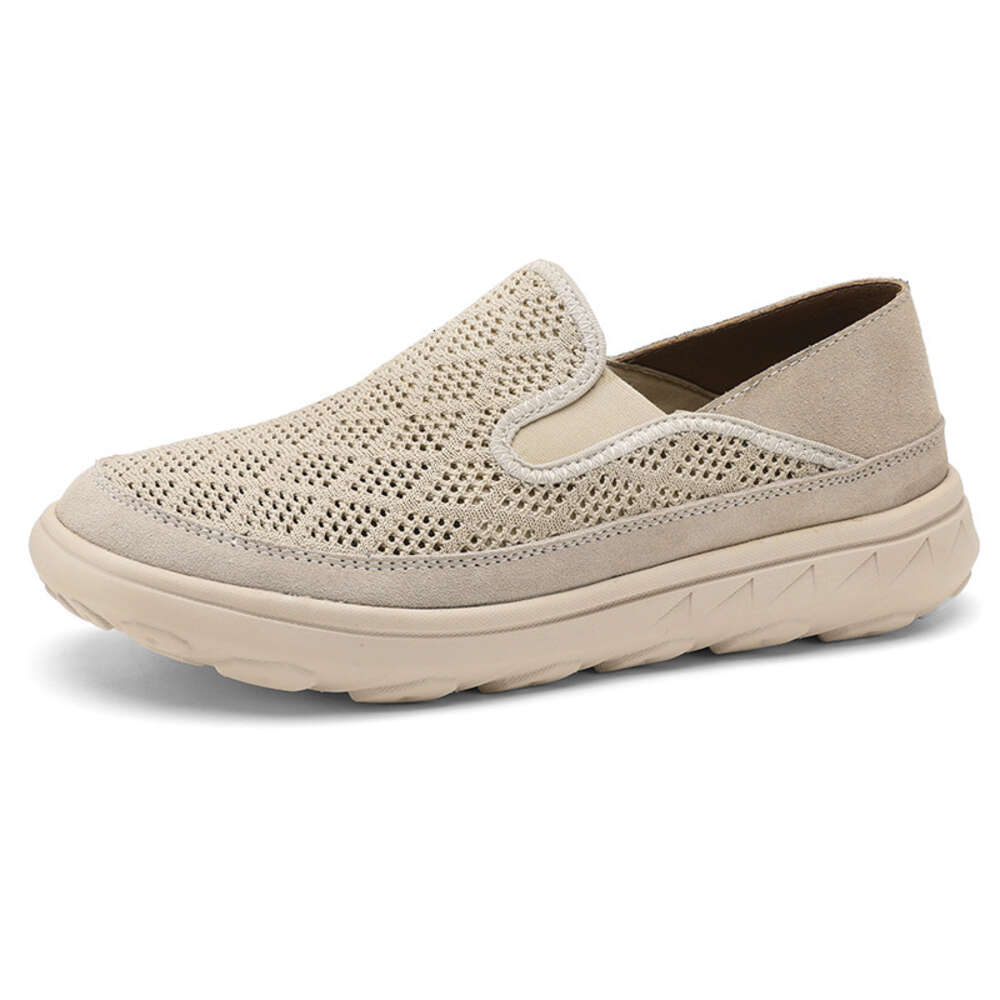 New Large Size Hollow And Lightweight One Foot Cloth For Summer Breathable Mesh Surface Men S Shoes Ddmysaturn