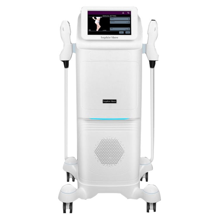 Hot 2 Handles Radio Frequency RF Machine Skin Tightening Wrinkle Removal Face Smooth Body Sculpting Fat Burning Hip Lifting Thermal Massage Machine