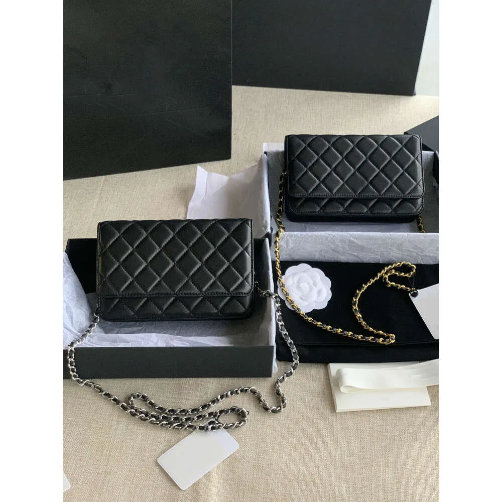 10a Super Quality Women Chain Wallet Real Leather Caviar Lambskin Zipper Mini Woc Shoulder Bag Crossbody Luxurys Designers Bags Classic Hangbags Purse w