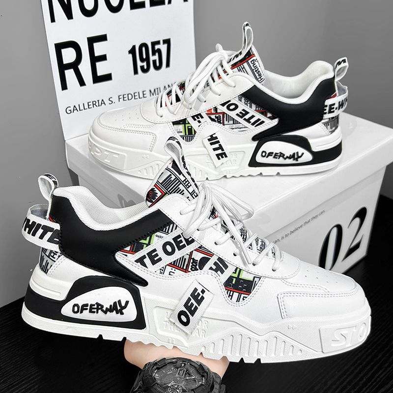 Free shipping men summer breathable 2024 new trendy brand sports leisure board niche versatile fashion shoes anti slip and wear-resistant