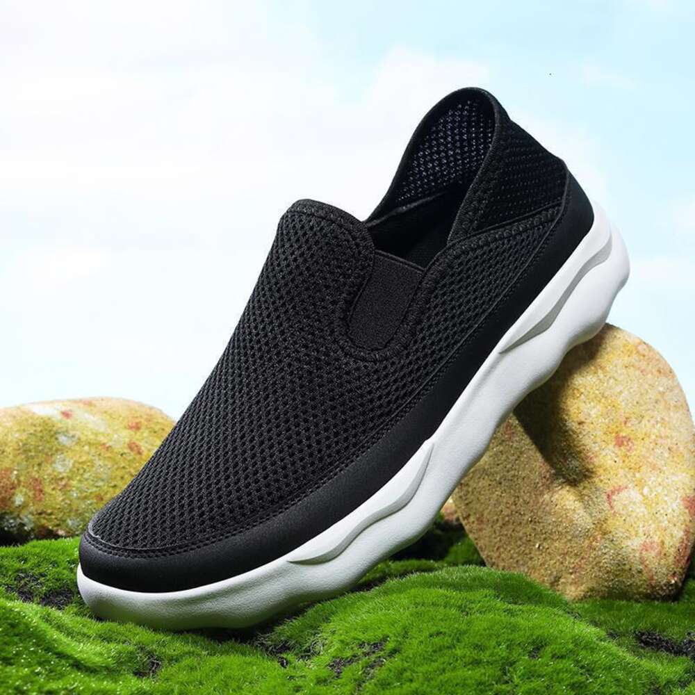 Running Casual Summer Sneakers Sport Shoes Men Loafers Breathable Slip On Lightweight Mesh Walking Zapatillas Hombre Ddmysaturn