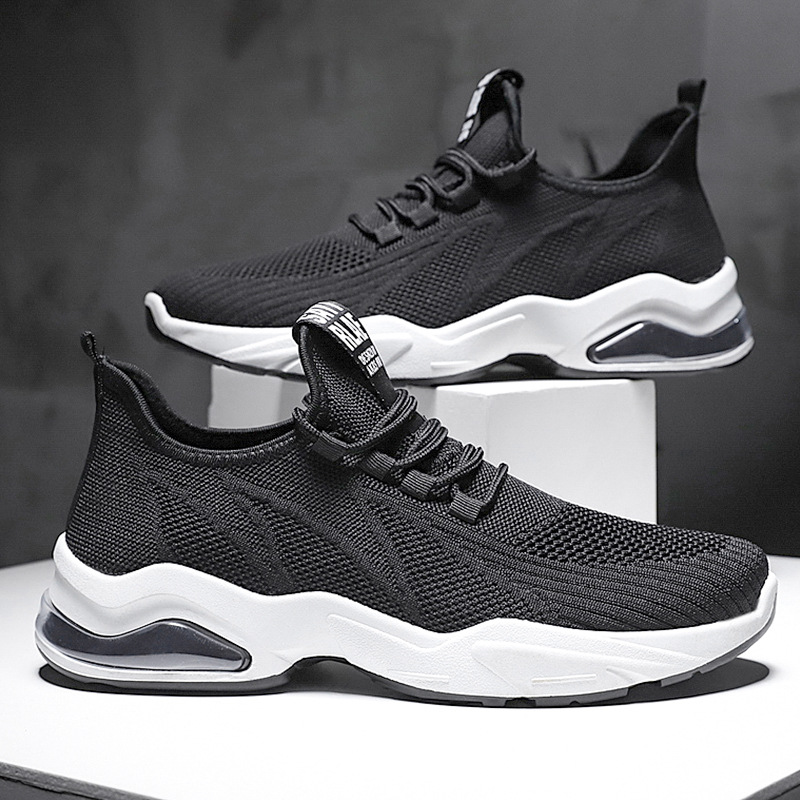 Men's breathable soft soled comfortable casual running mesh shoes