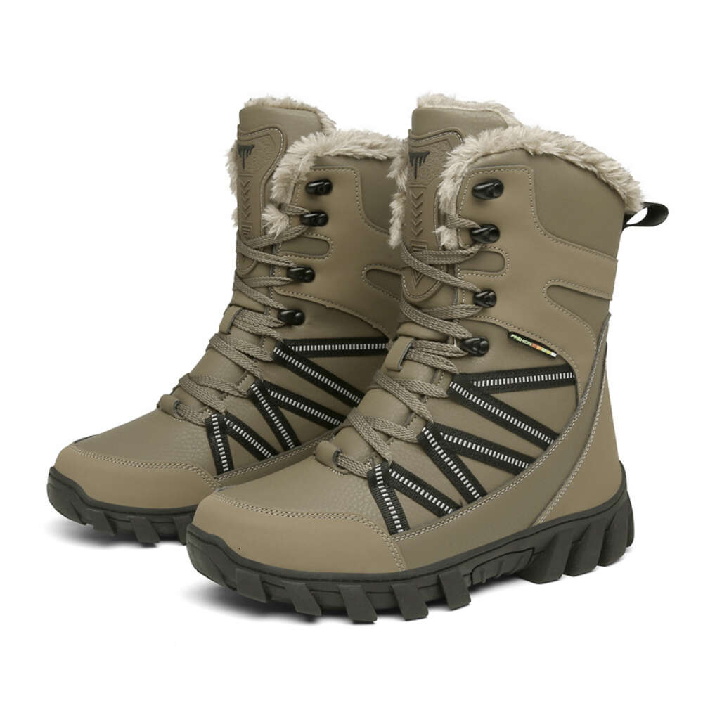 Winter Men New S High Top Plush Insulation And Thick Snow Boots Ddmysaturn