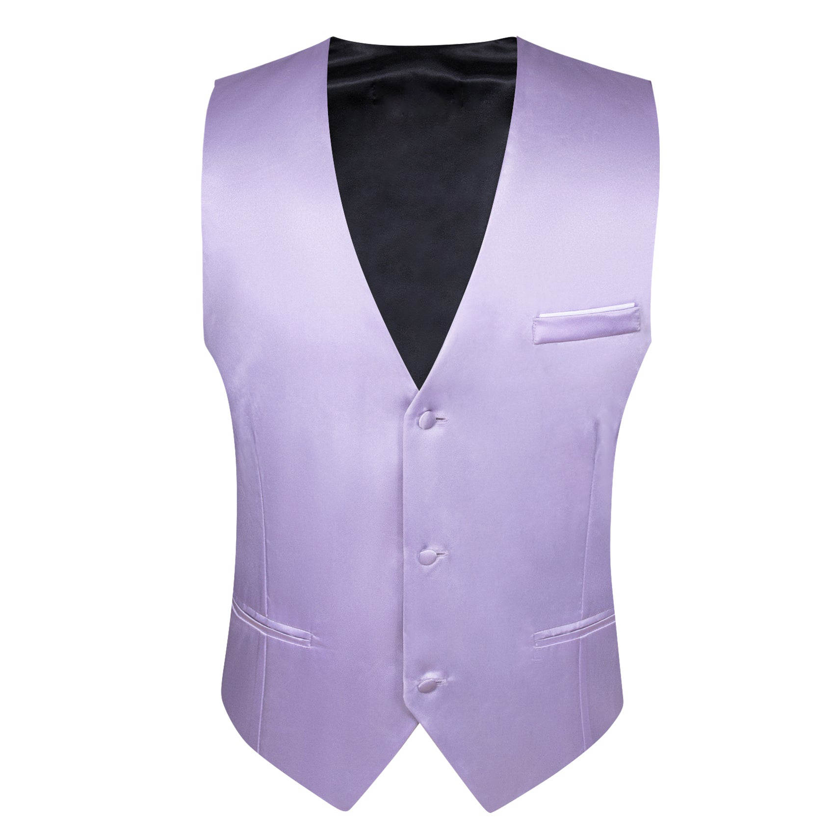 Formal Custom Made Men Vest Purple Solid Color Single Breasted Business Waistcoat Men's Clothing