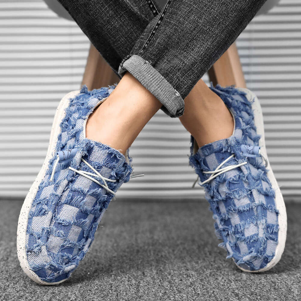 Size Cloth Large New Summer Men S Casual Shoes Denim Beggar Ddmysaturn
