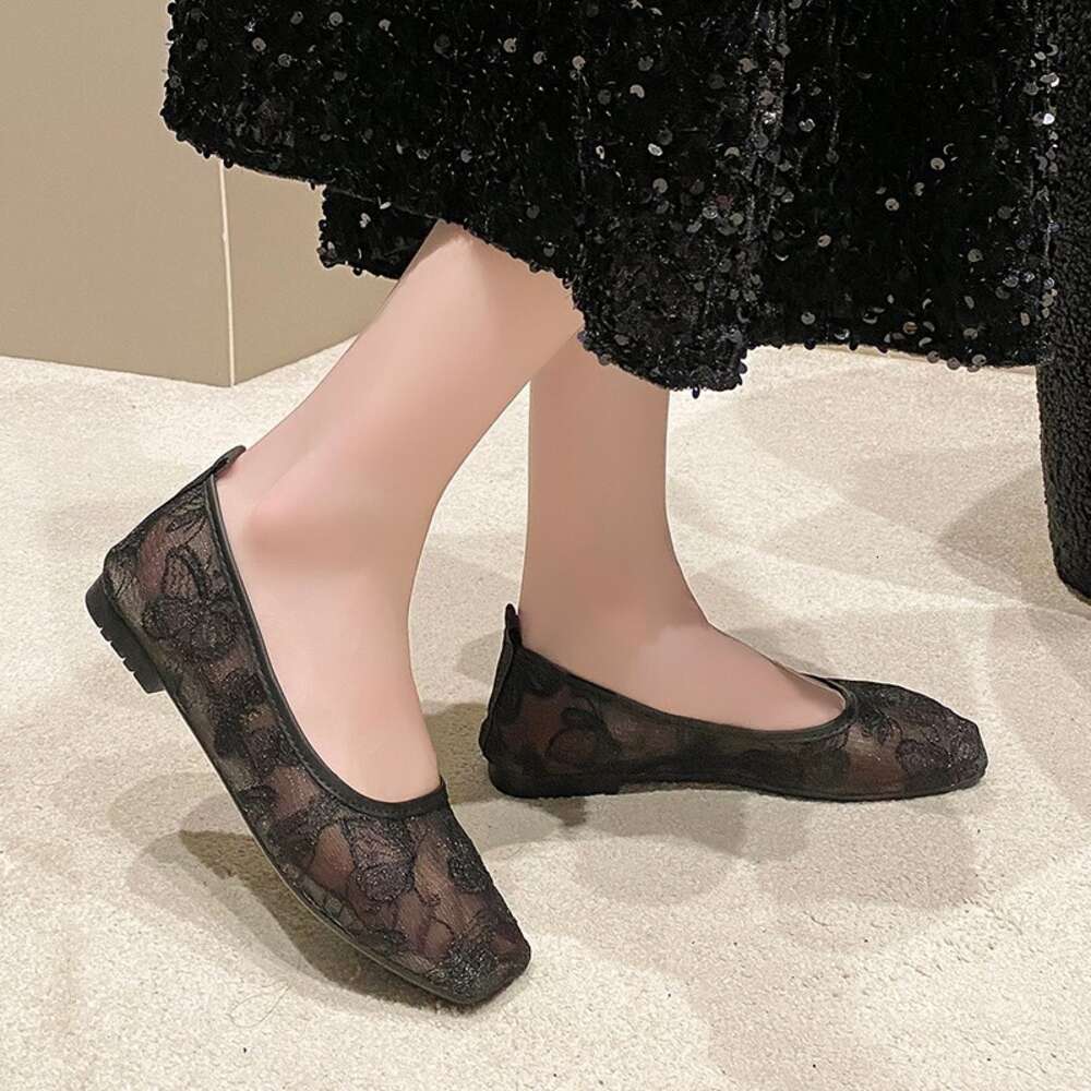 Large Summer SHEIN New Single Shoe Women S Fashion Sexy Hollow Butterfly Dance Flat Shoes Ddmysaturn