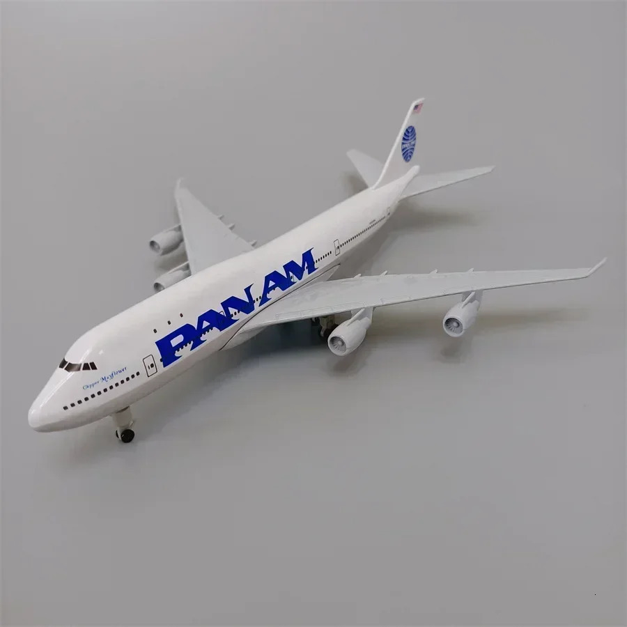 20cm Alloy Metal USA Air Pan American World Airways PAN AM Boeing 747 B747 Diecast Airplane Model Plane Southwest KLM Aircraft 240618