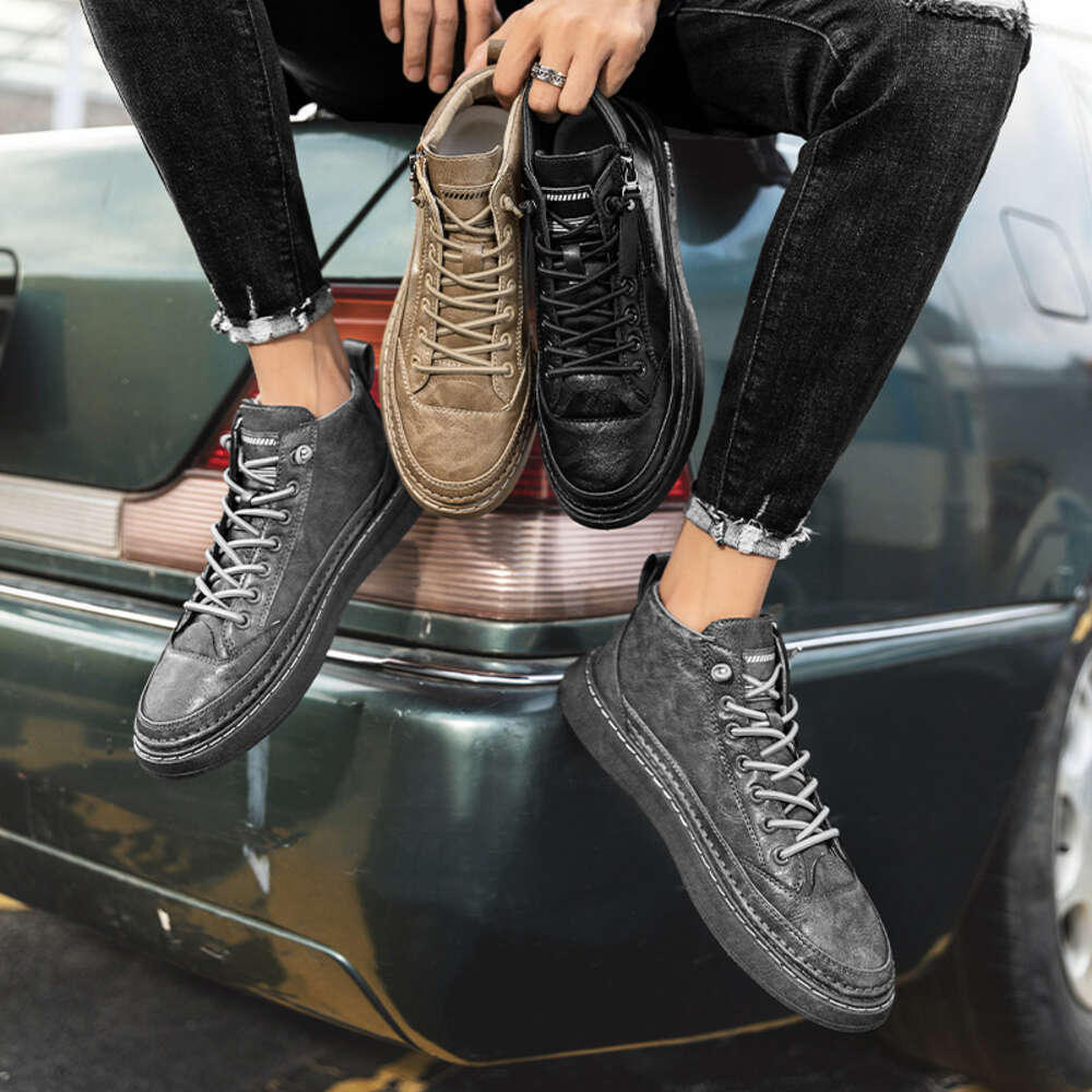Ddmysports Spring New Igh Top Fashion Outdoor Leisure Trendy Work For Men S Shoes OUTDOOR